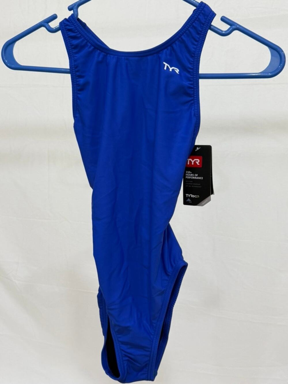 TYR Women's TYReco Solid Maxfit One Piece Swimsuit (Royal II Blue, Size 28, NWT)